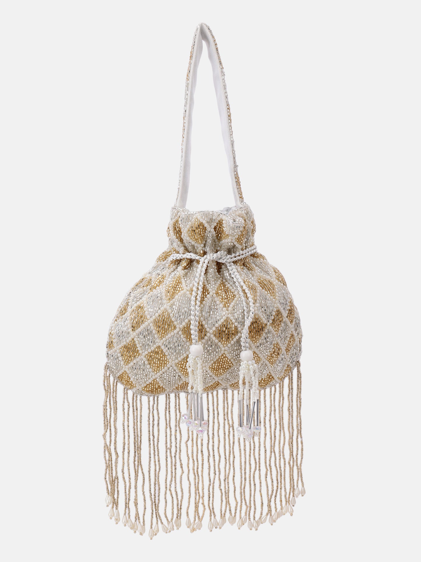 Potli Bag Gold & Silver Handmade