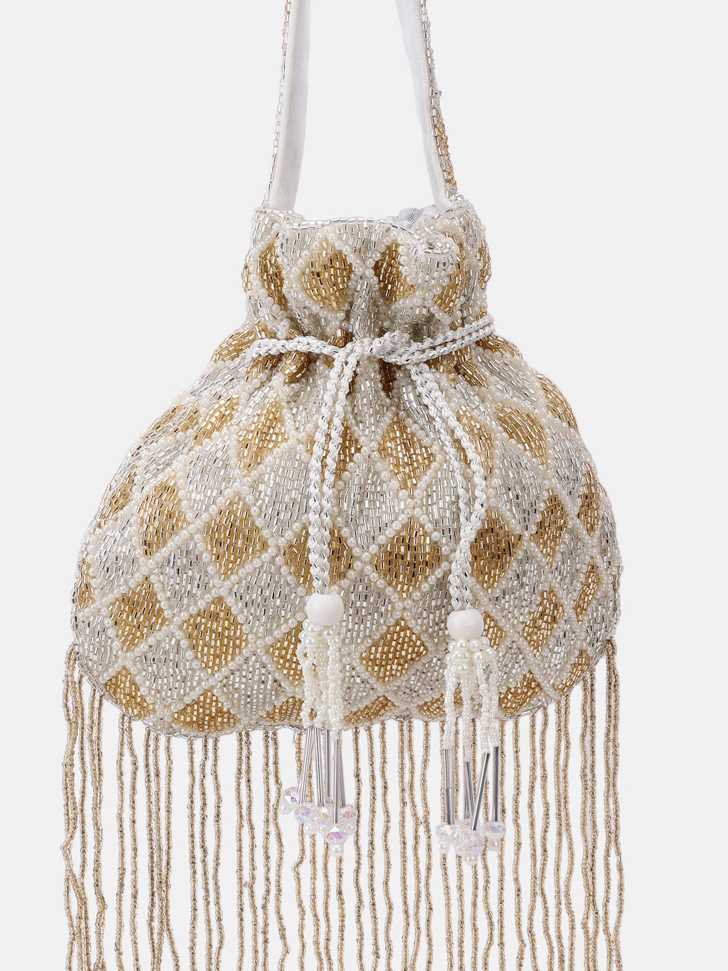 Potli Bag Gold & Silver Handmade