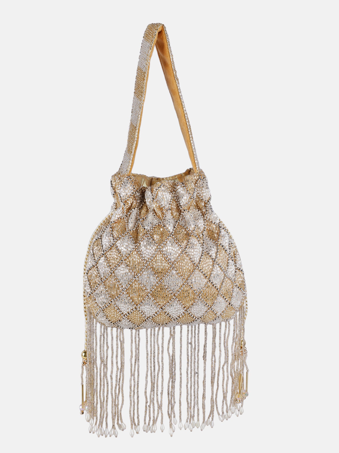 Potli Bag Gold & Silver Handmade