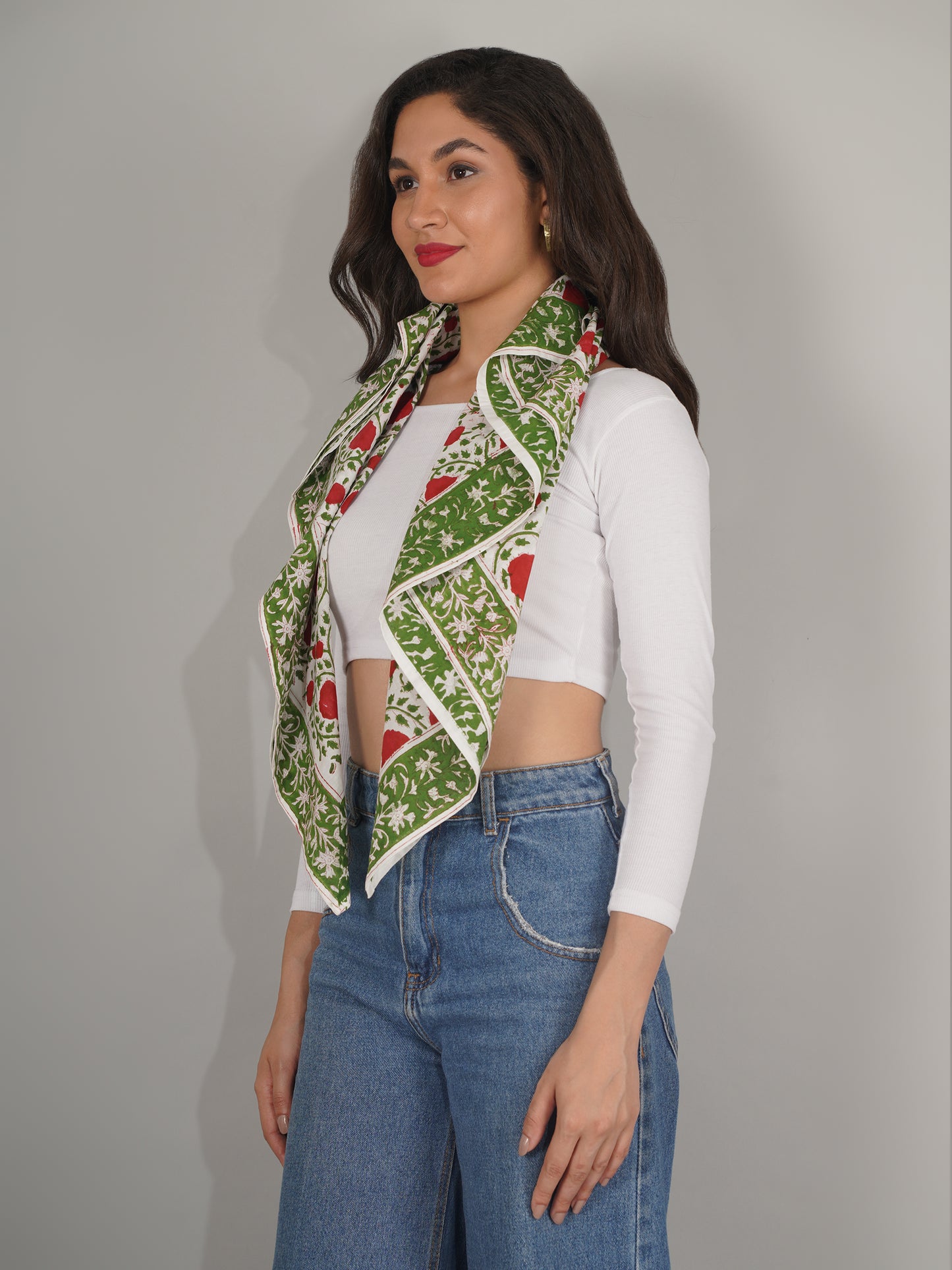 green-floral-print-pure-cotton-scarf-40-by-40-mchp0015
