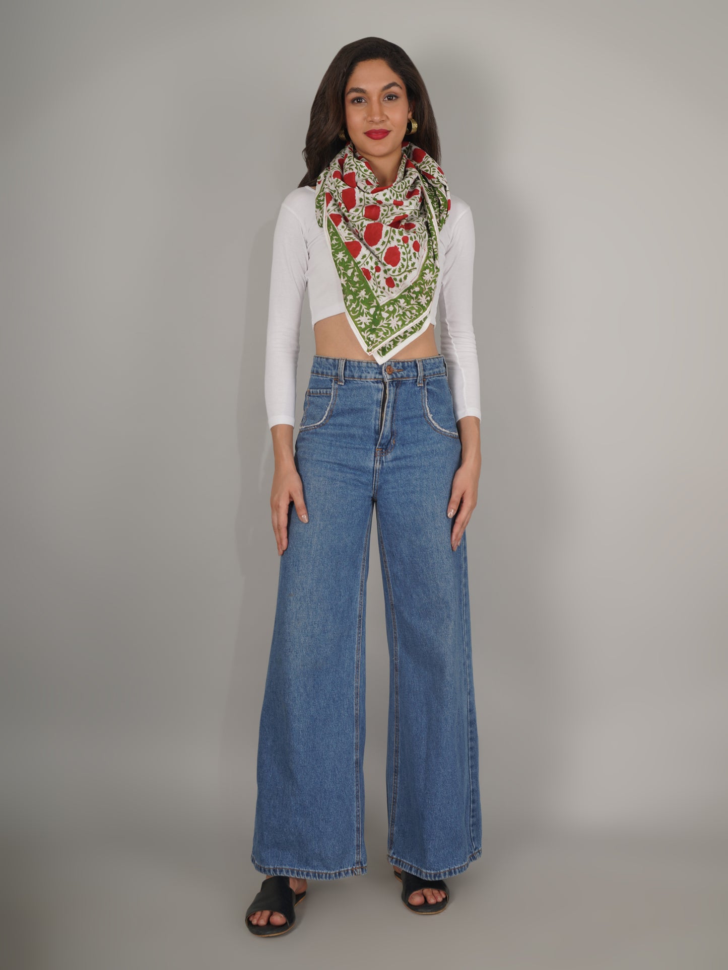 green-floral-print-pure-cotton-scarf-40-by-40-mchp0015