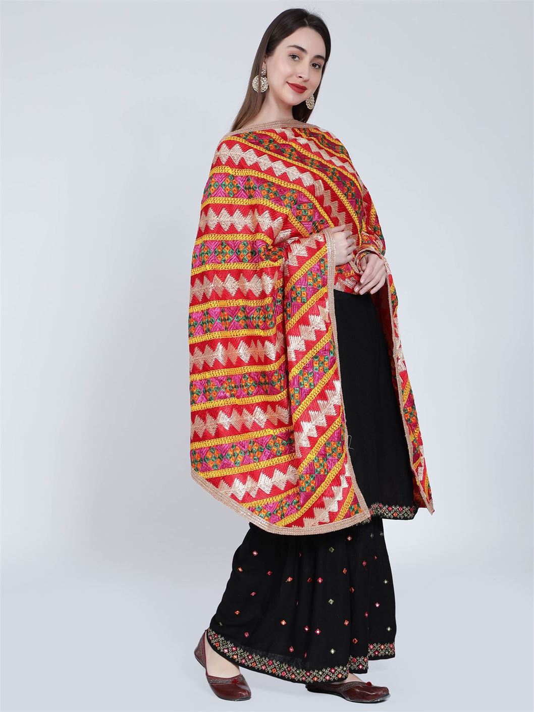 multicolour-phulkari-dupatta-mcarpd4073-5
