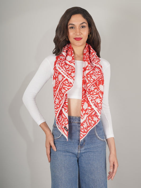 red-floral-print-pure-cotton-scarf-40-by-40-mchp0003