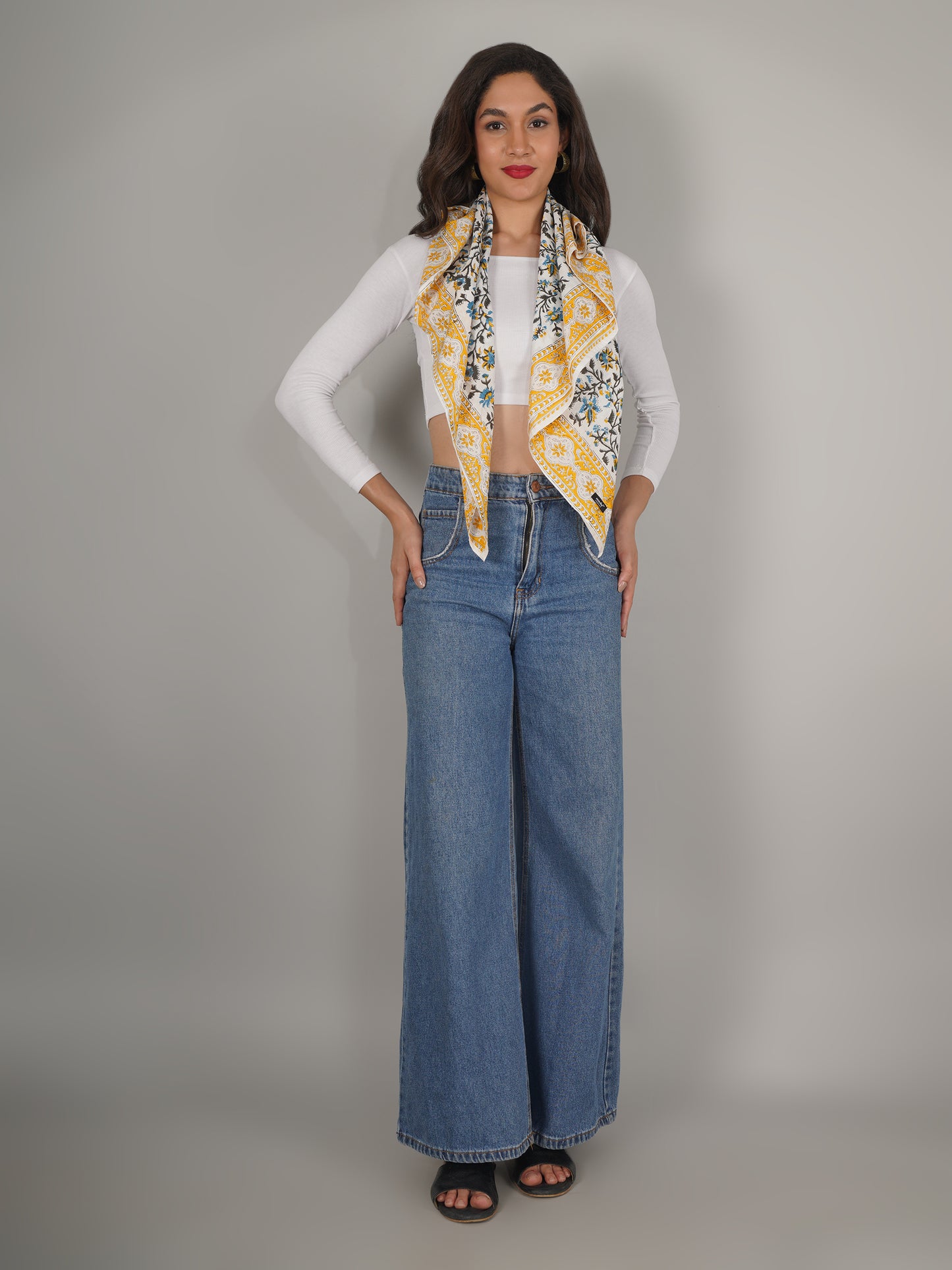 yellow-floral-print-pure-cotton-scarf-40-by-40-mchp0009