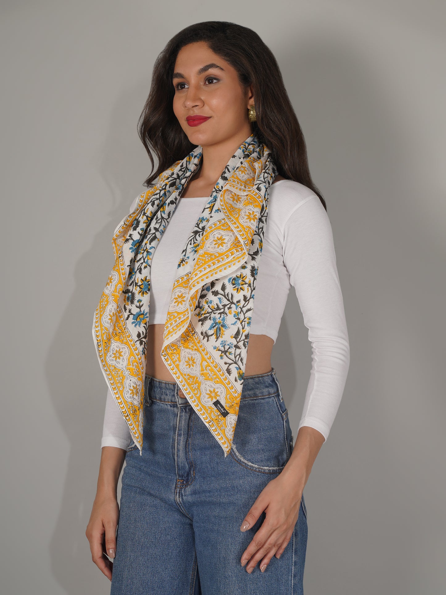 yellow-floral-print-pure-cotton-scarf-40-by-40-mchp0009
