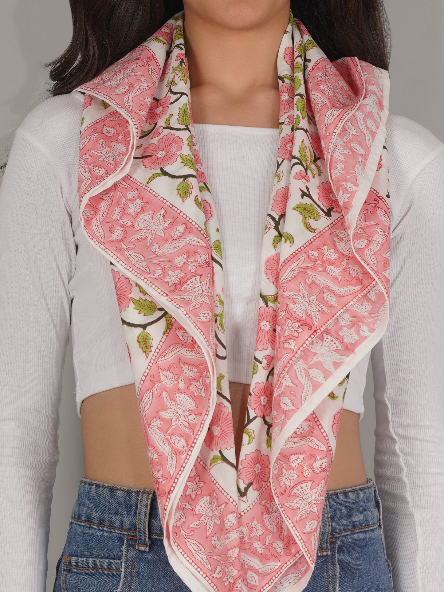 pink-and-green-floral-print-pure-cotton-scarf-40-by-40-mchp0013