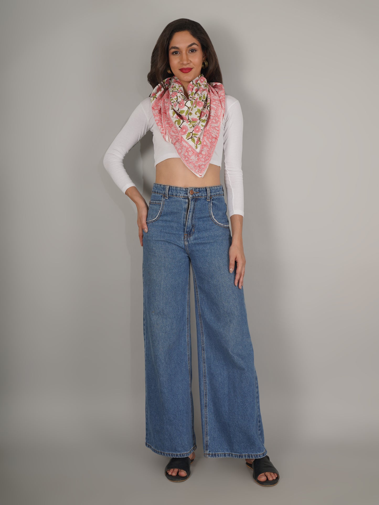 pink-and-green-floral-print-pure-cotton-scarf-40-by-40-mchp0013