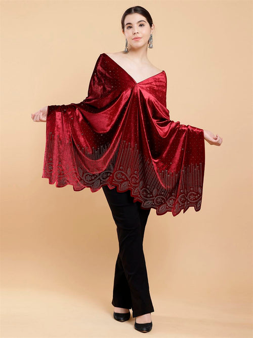 maroon-embellished-velvet-stole-mchsvd1604m-moda-chales-1