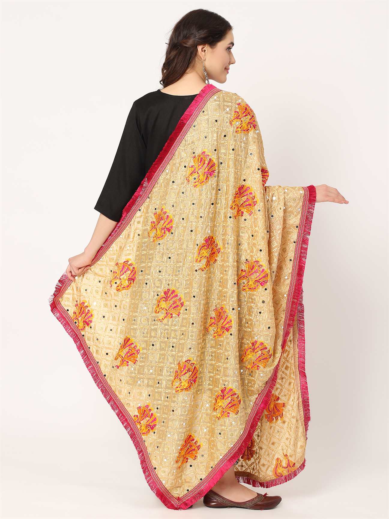 doli-design-beige-colour-embroidery-phulkari-with-mirror-MCRCPD0131