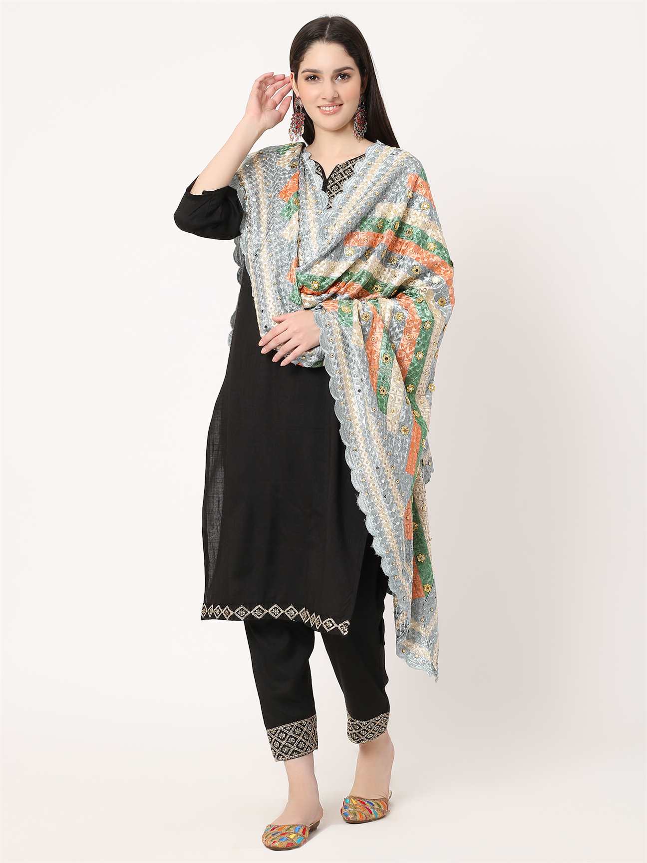 grey-multicolour-embroidery-phulkari-dupatta-with-beads--MCRCPD0138