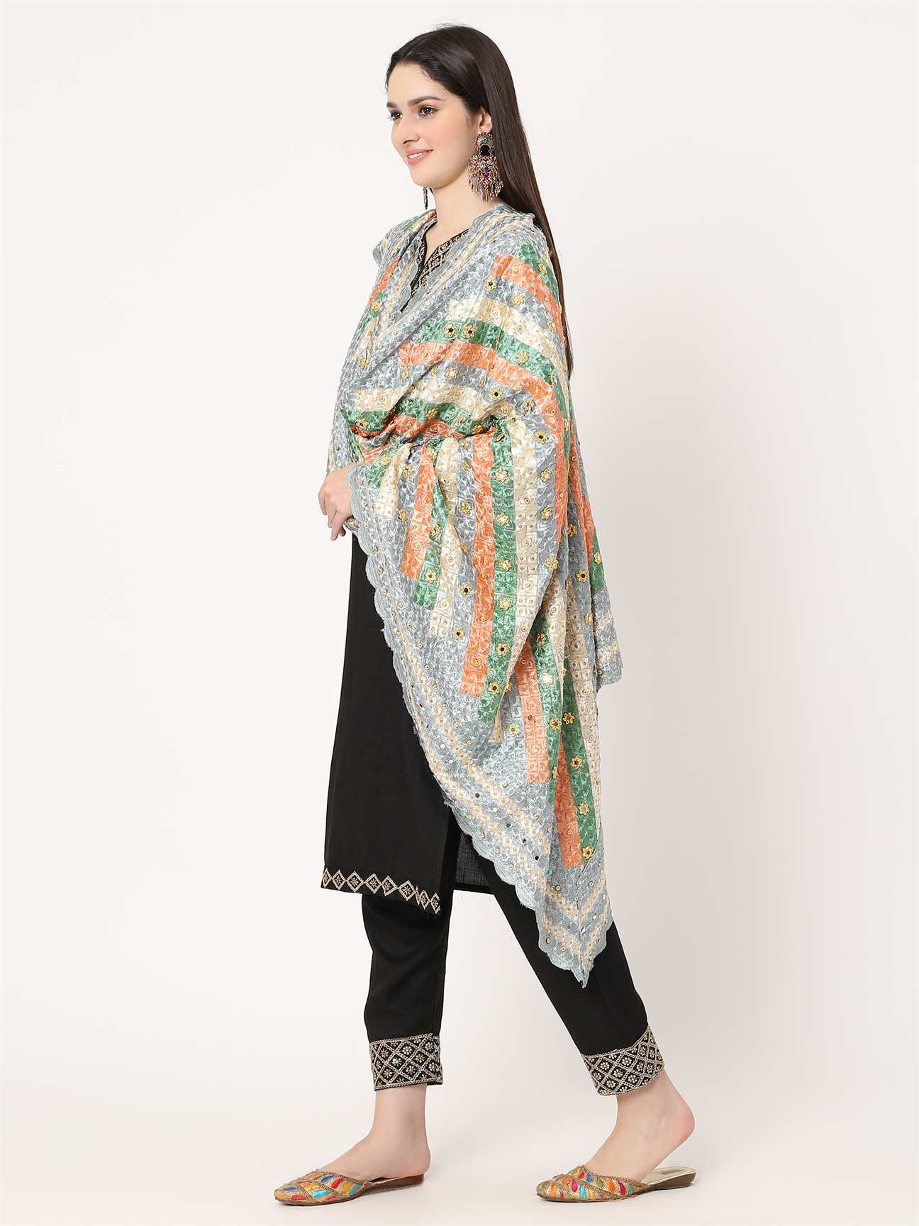 grey-multicolour-embroidery-phulkari-dupatta-with-beads--MCRCPD0138