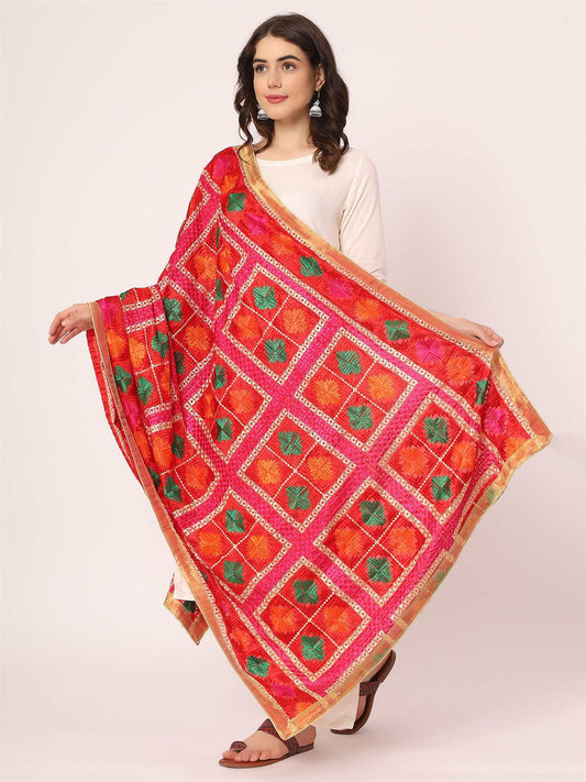 red-multicolour-embroidery-phulkari-dupatta-MCRCPD0154