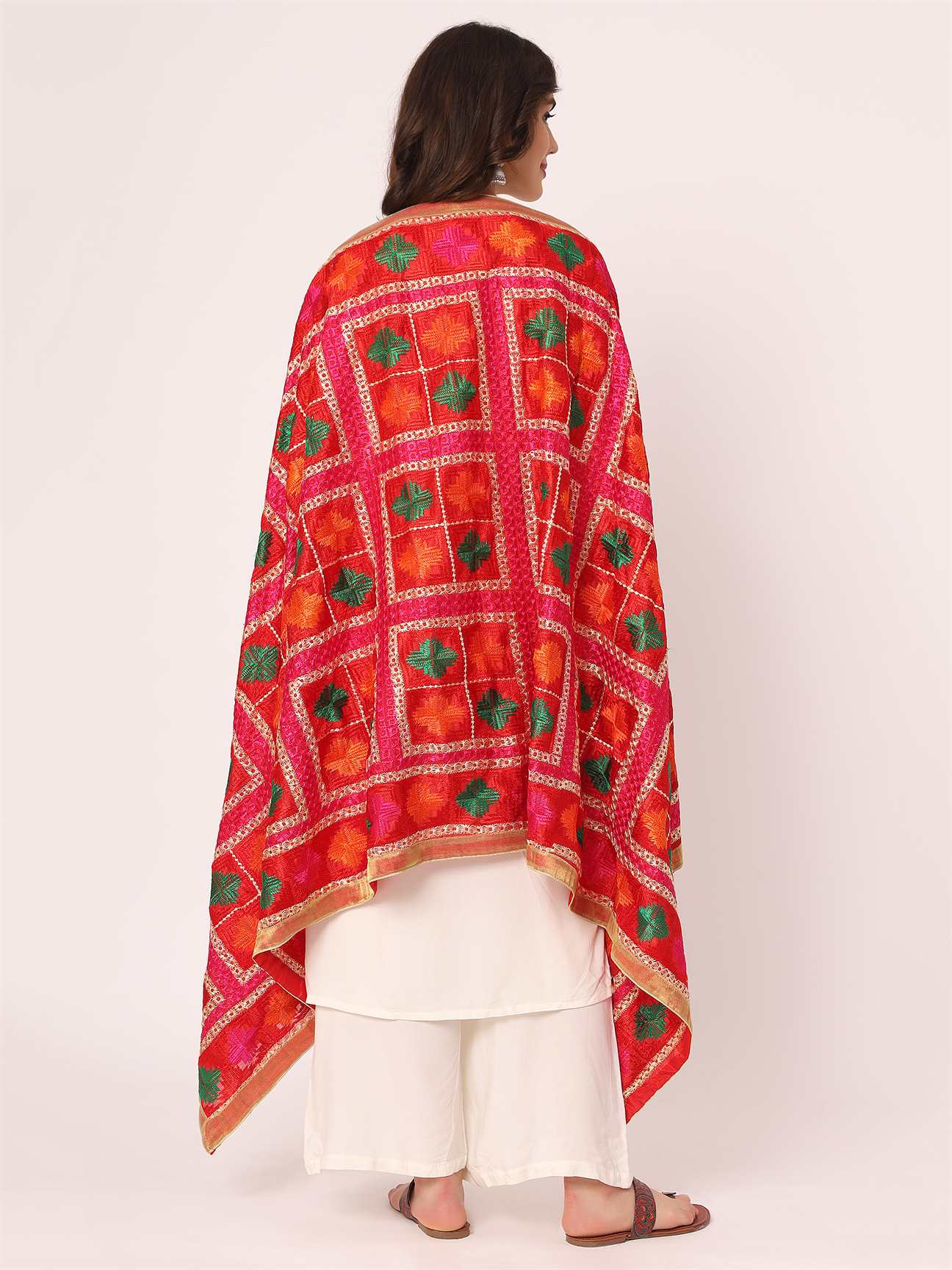 red-multicolour-embroidery-phulkari-dupatta-MCRCPD0154