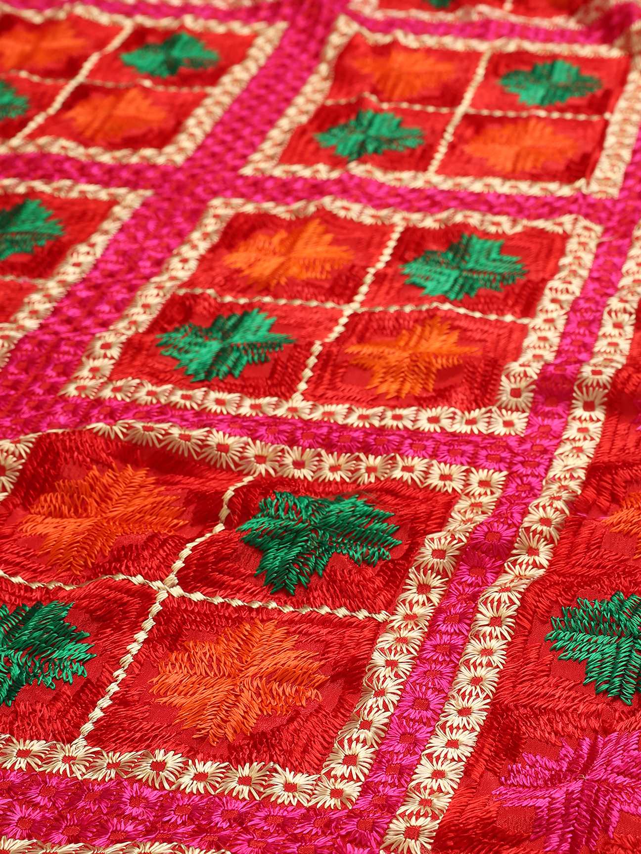 red-multicolour-embroidery-phulkari-dupatta-MCRCPD0154