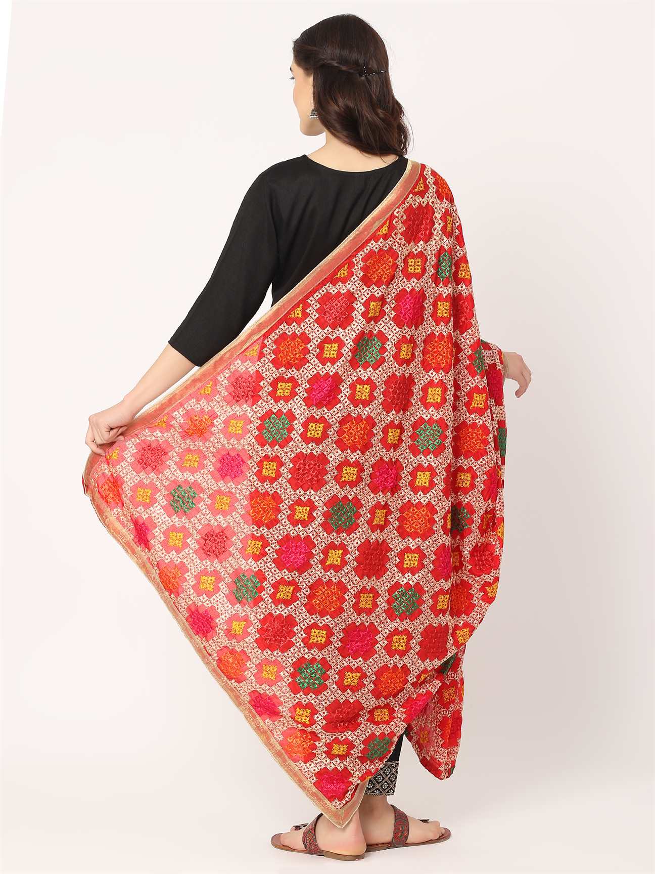 red-multicolour-embroidery-phulkari-dupatta-MCRCPD0157
