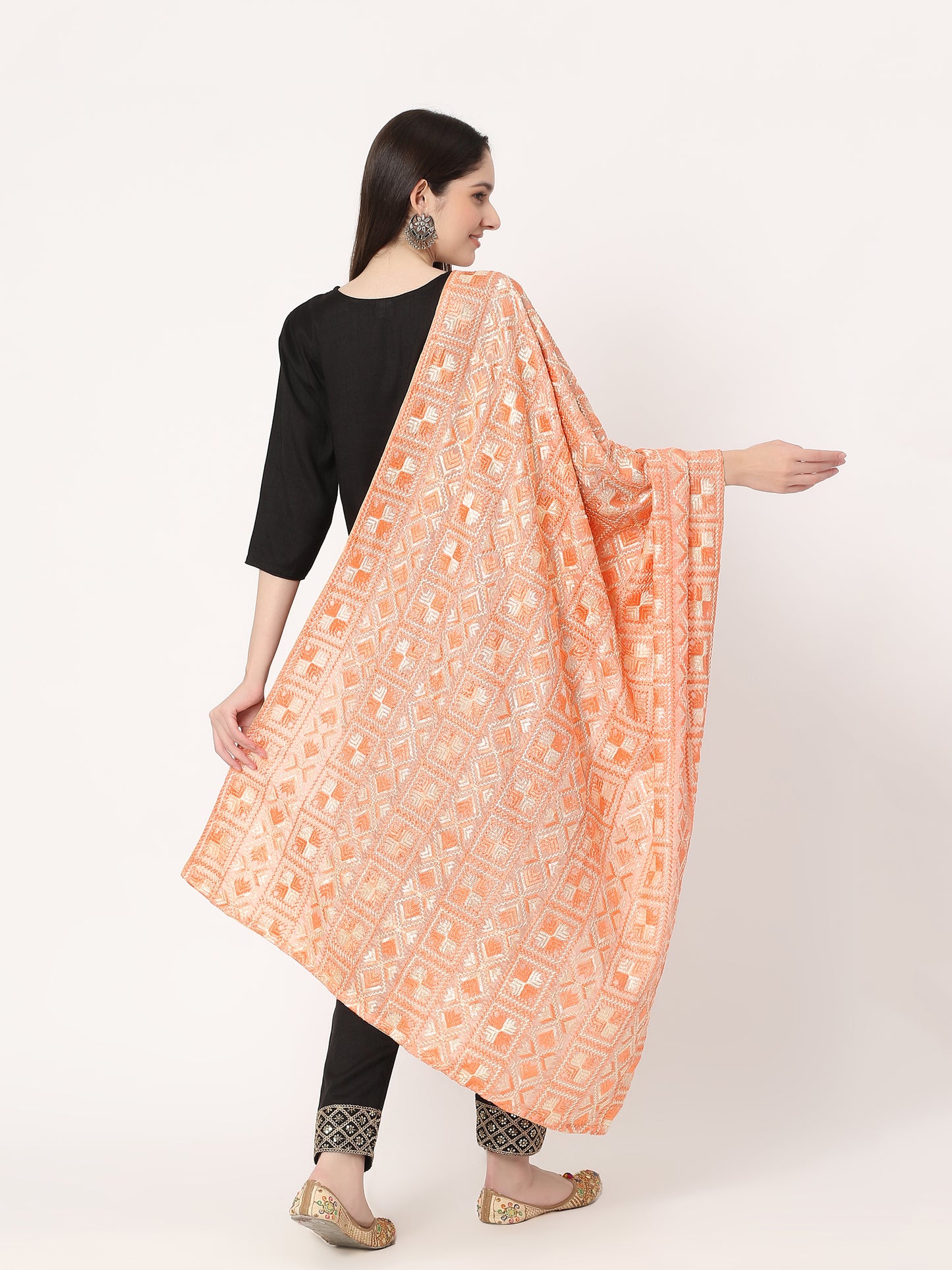 peach-and-off-white-embroidery-phulkari-dupatta-MCRCPD0207