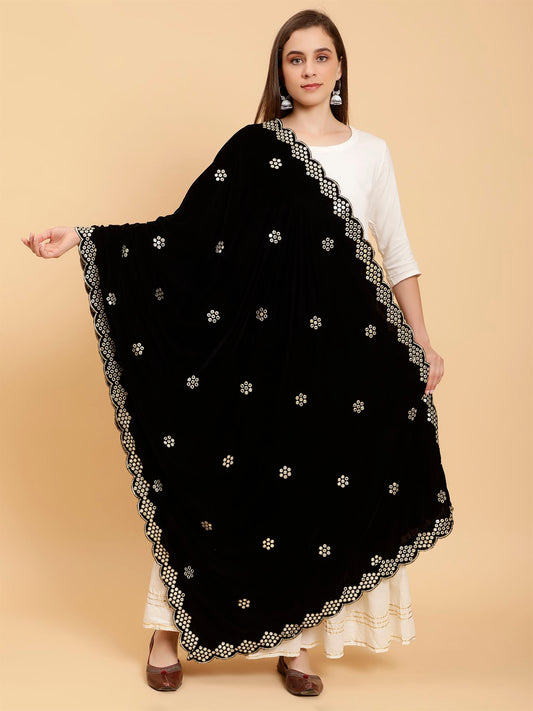 black-embellished-velvet-dupatta-MCRCVD7351