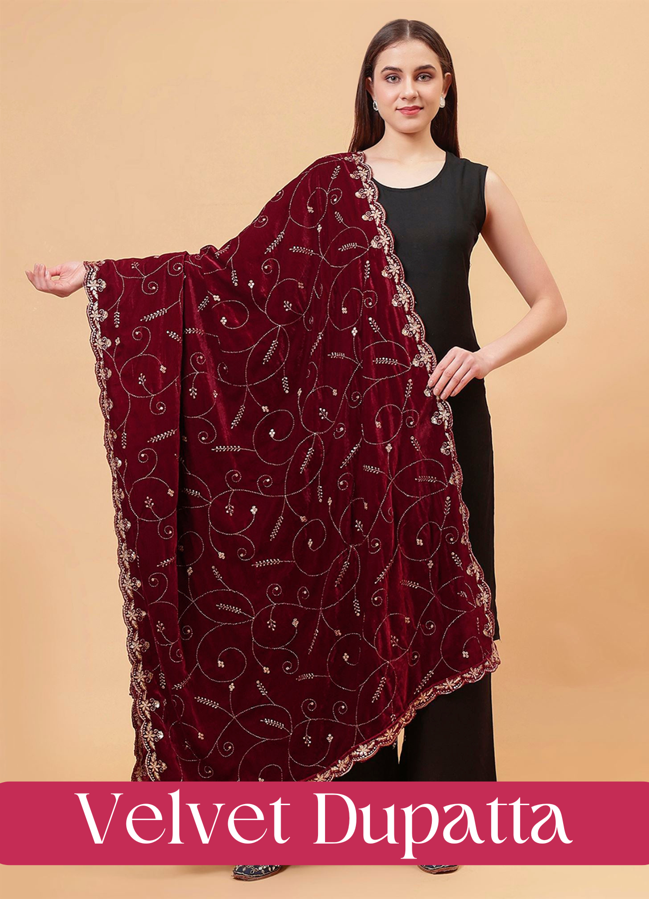 Velvet Dupatta