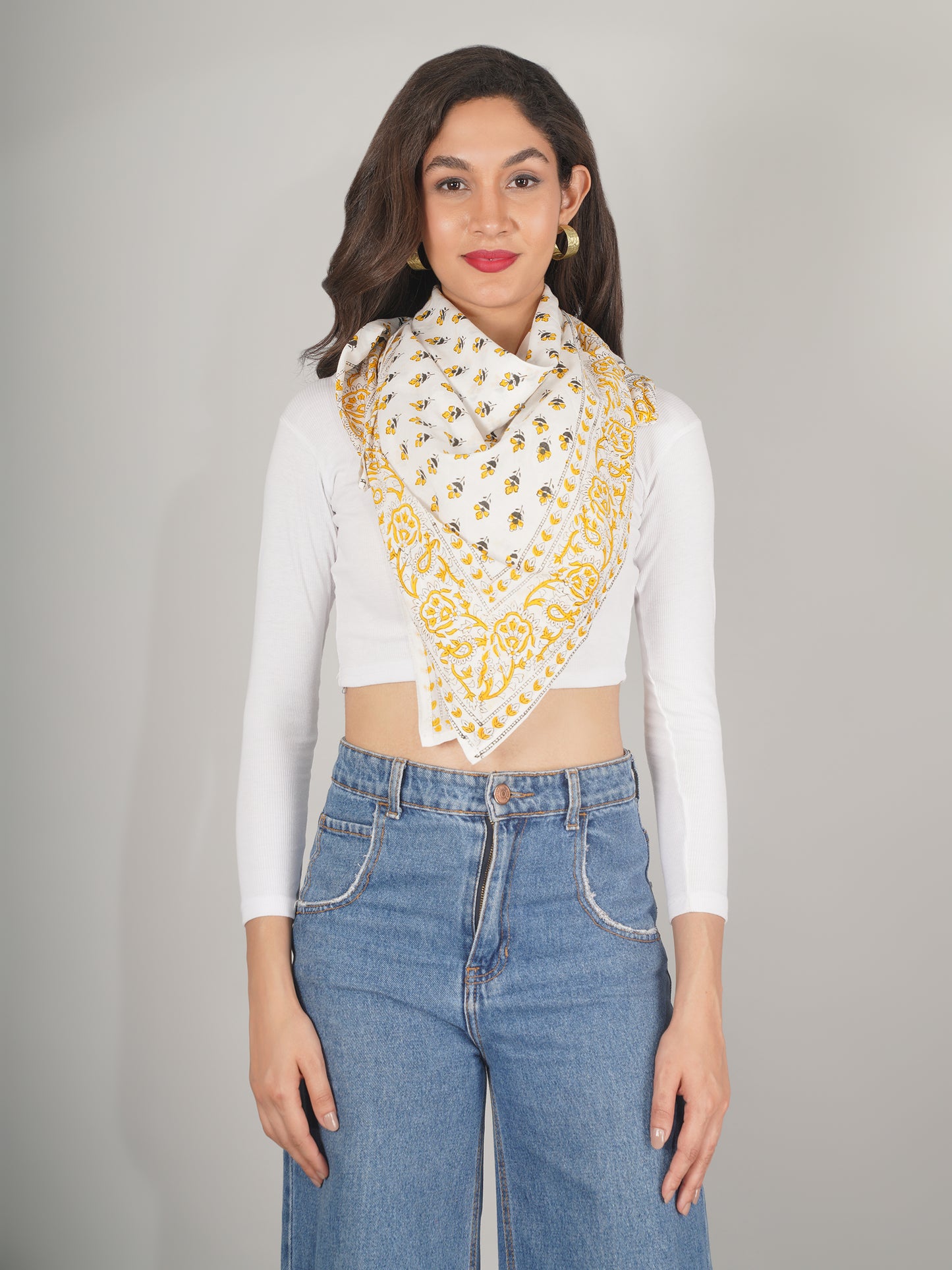 yellow-floral-print-pure-cotton-scarf-40-by-40-mchp0008