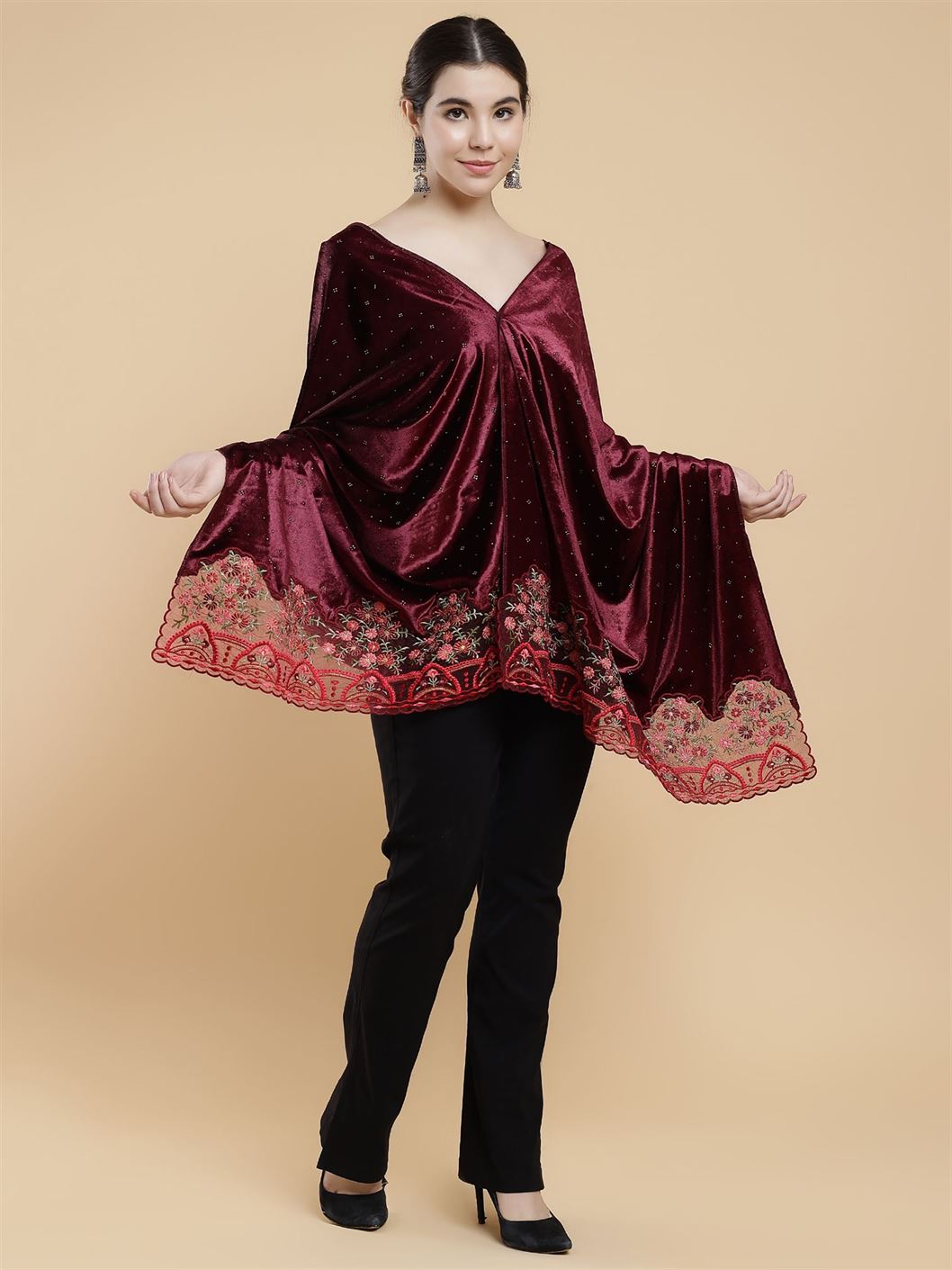 maroon-embellished-velvet-stole-mchsvd1630m-moda-chales-3