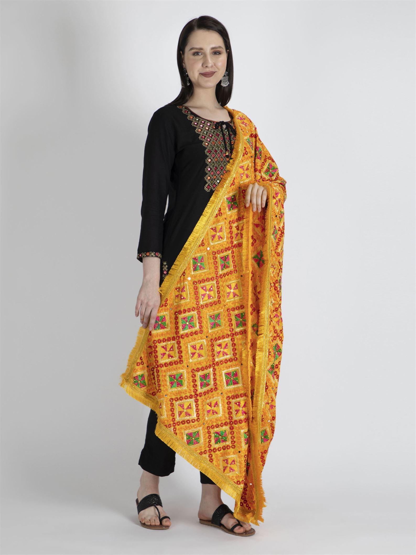 yellow-multicolour-phulkari-dupatta-with-heavy-lace-mcmmpd4049-3