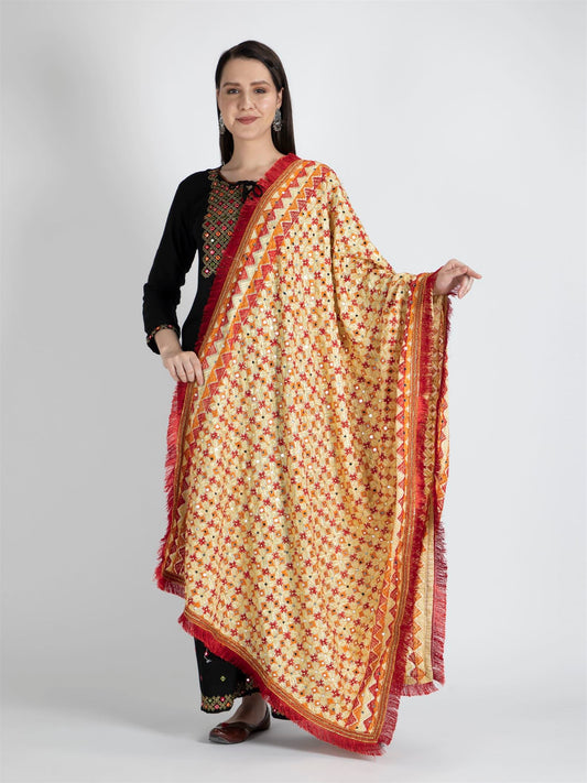 beige-red-phulkari-dupatta-with-mirror-work-mcmmpd4055-1