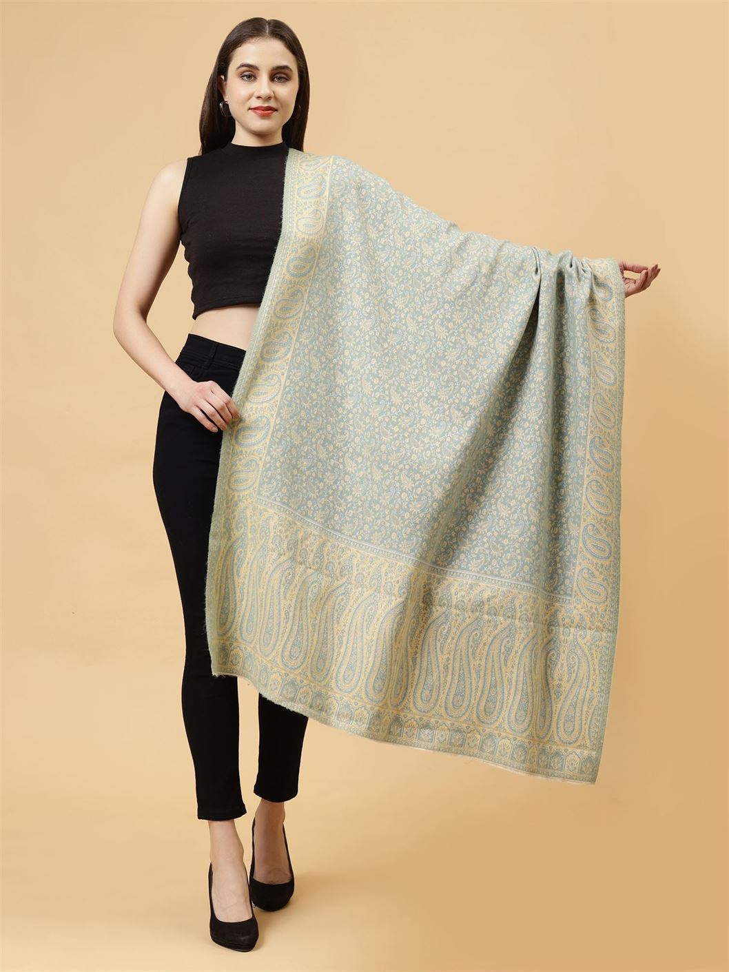 polyester-wool-blend-printed-women-shawl-light-green-mcmmsh4252-1