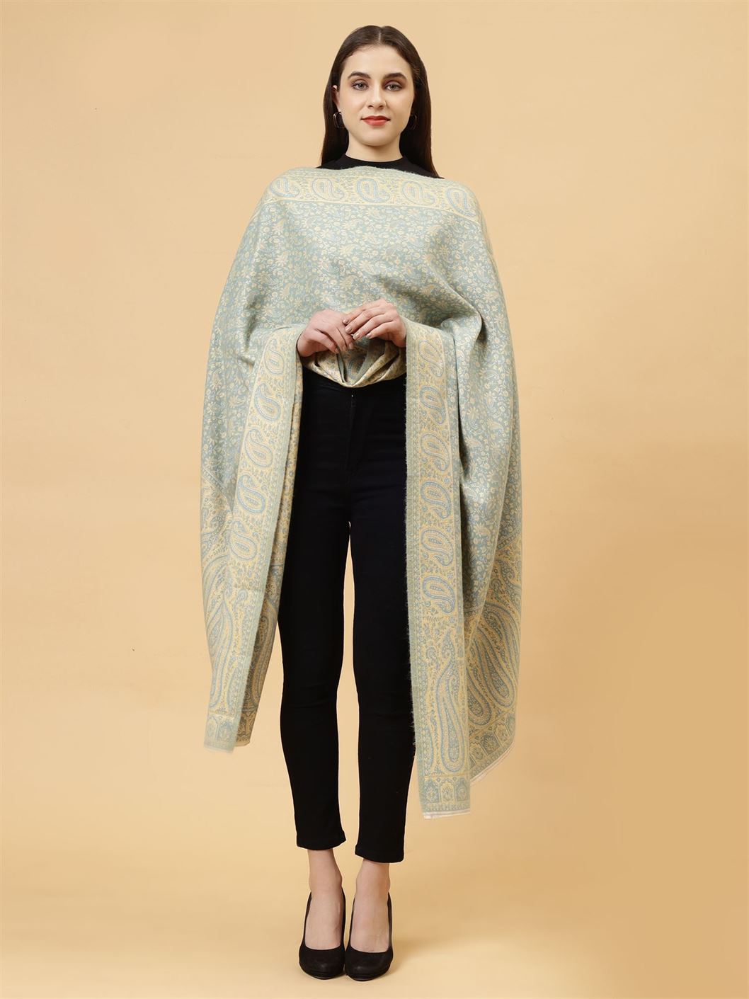 polyester-wool-blend-printed-women-shawl-light-green-mcmmsh4252-2