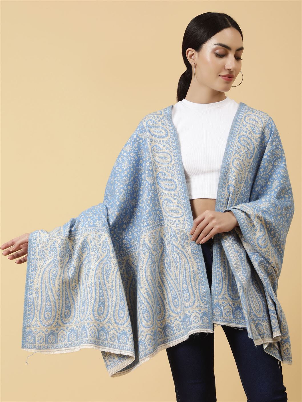 polyester-wool-blend-printed-women-shawl-blue-mcmmsh4255-3