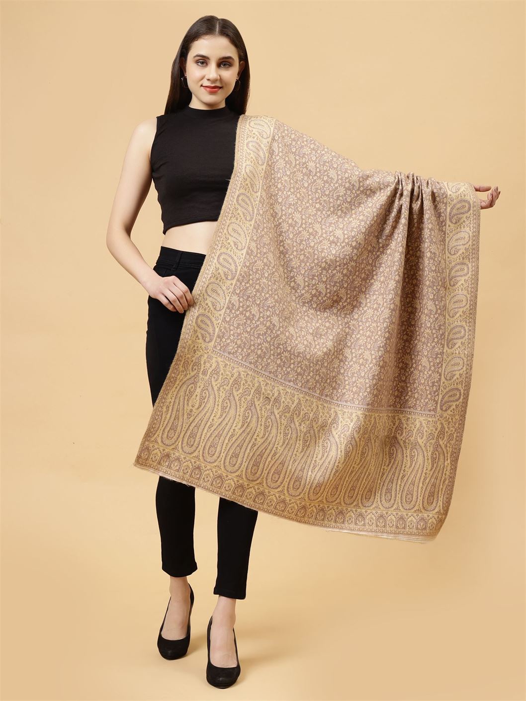 polyester-wool-blend-printed-women-shawl-brown-mcmmsh4257-1