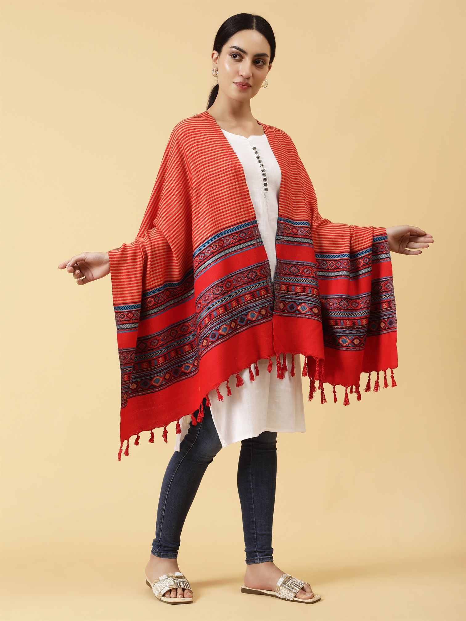 red-striped-acro-wool-stole-mcmmst4248-4