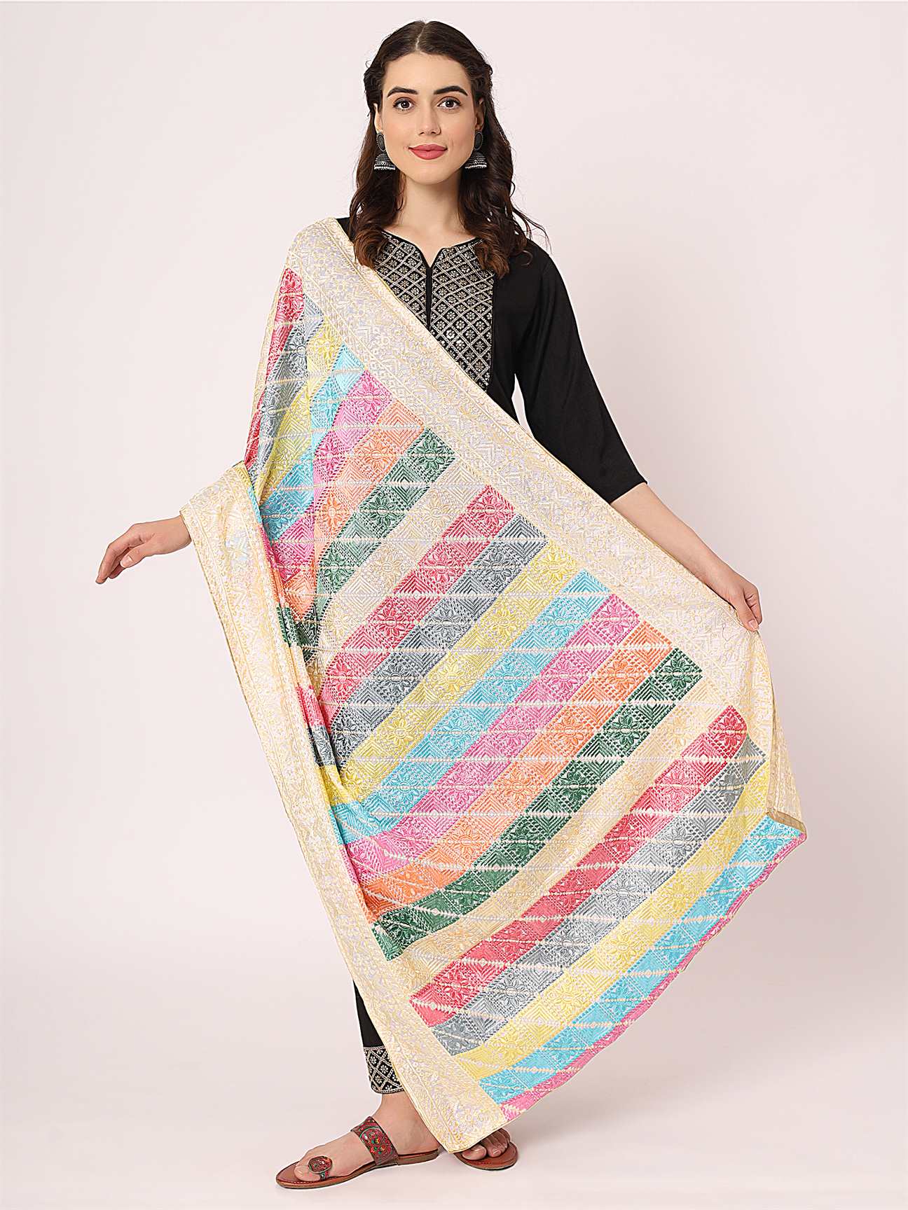 pastel-colours-embroidery-phulkari-dupatta-MCRCPD0118