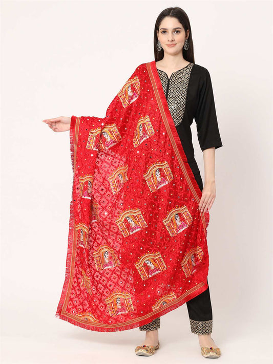doli-design-red-multicolour-embroidery-phulkari-dupatta-with-mirror--MCRCPD0128