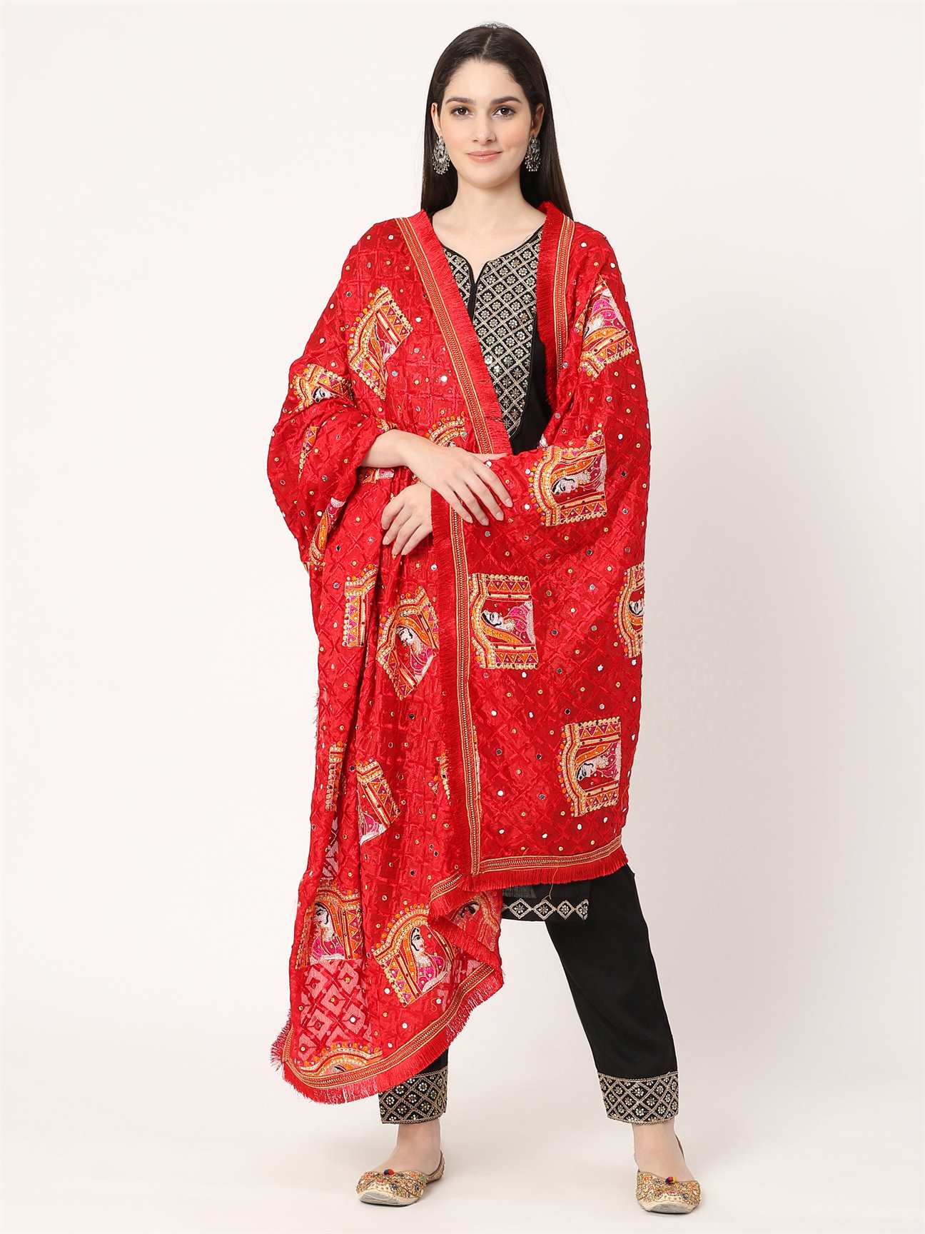 doli-design-red-multicolour-embroidery-phulkari-dupatta-with-mirror--MCRCPD0128