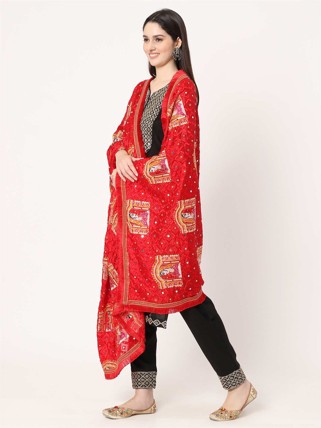 doli-design-red-multicolour-embroidery-phulkari-dupatta-with-mirror--MCRCPD0128