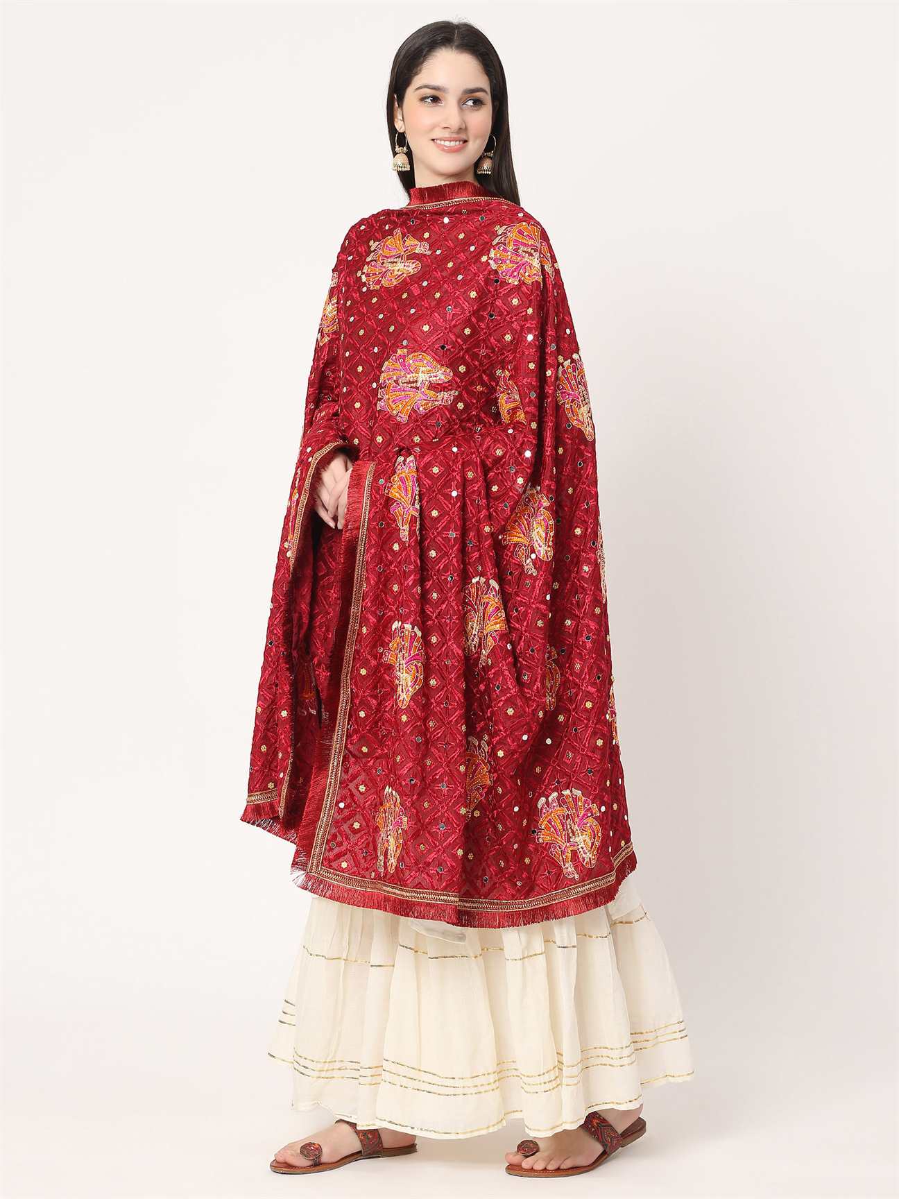 doli-design-maroon-multicolour-embroidery-phulkari-with-beads-MCRCPD0130