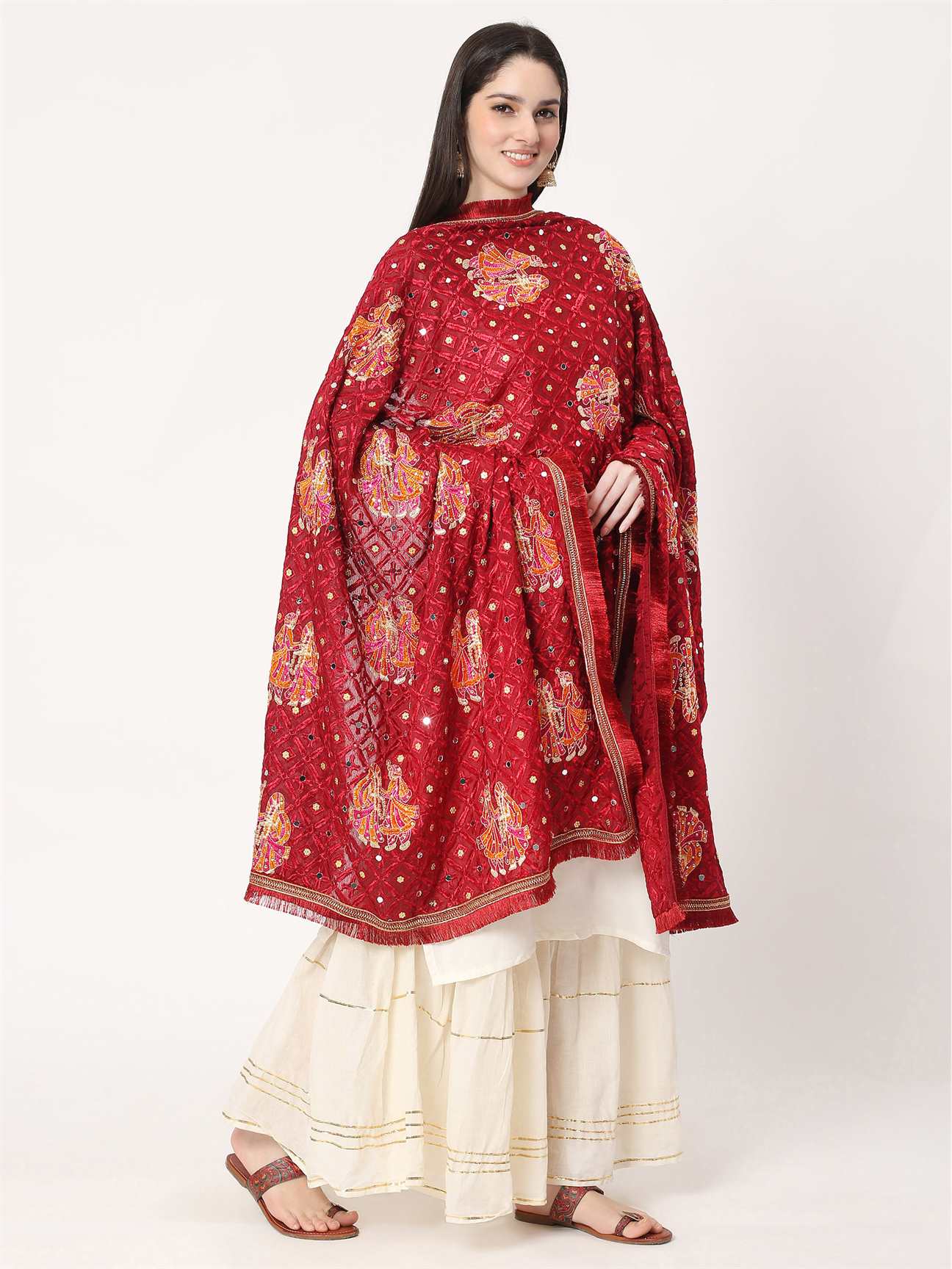 doli-design-maroon-multicolour-embroidery-phulkari-with-beads-MCRCPD0130