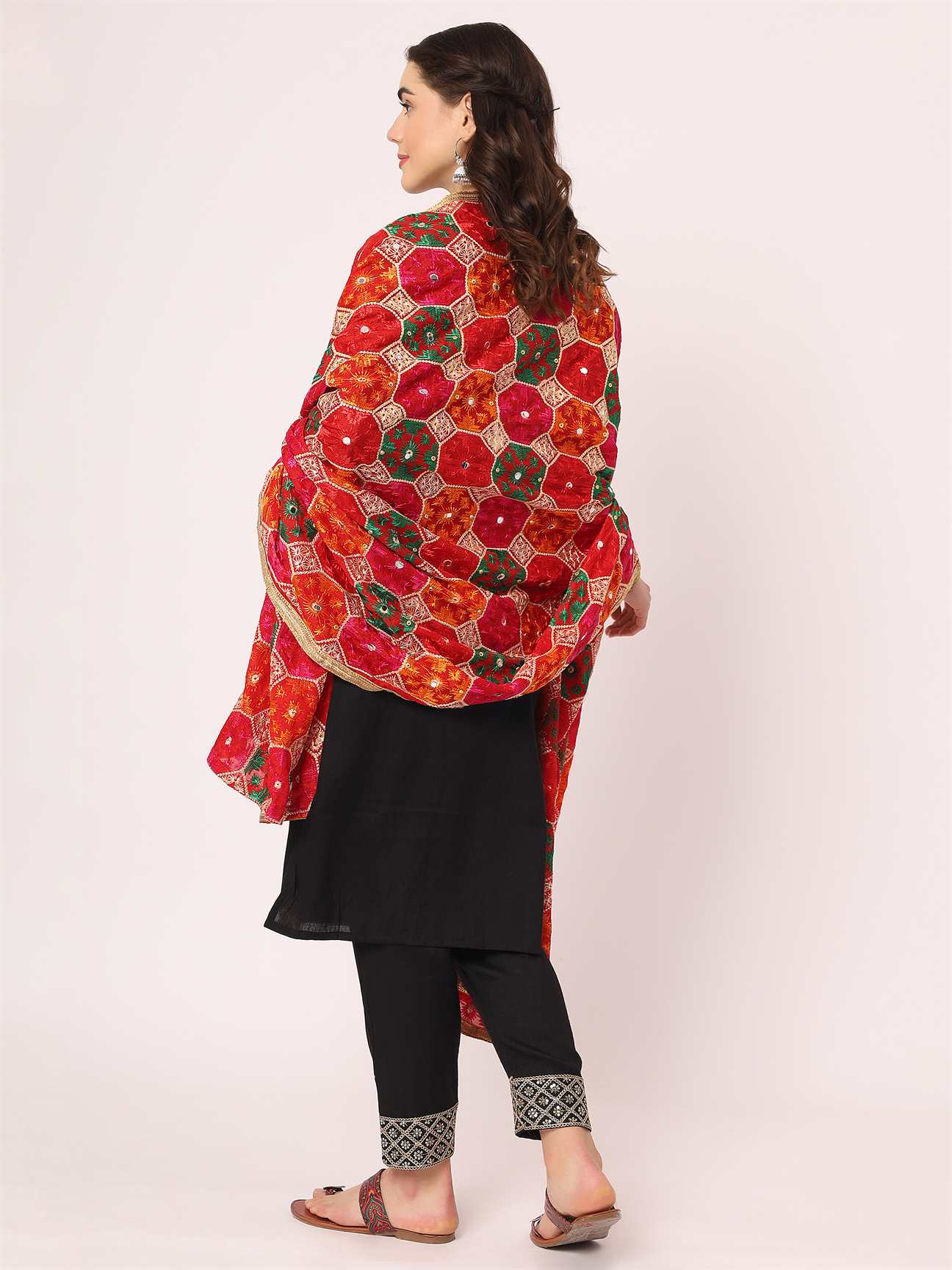 red-multicolour-embroidery-phulkari-dupatta-MCRCPD0132