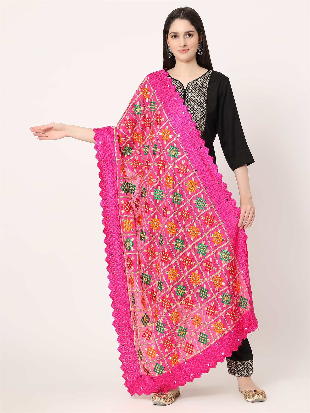 magenta-multicolour-phulkari-embroidery-lace-border-MCRCPD0139