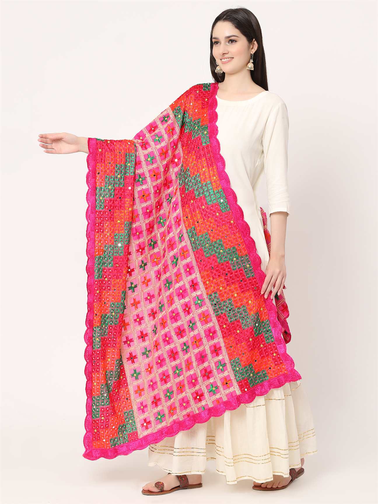 magenta-embroidery-multicolour-phulkari-dupatta-with-beads-MCRCPD0140