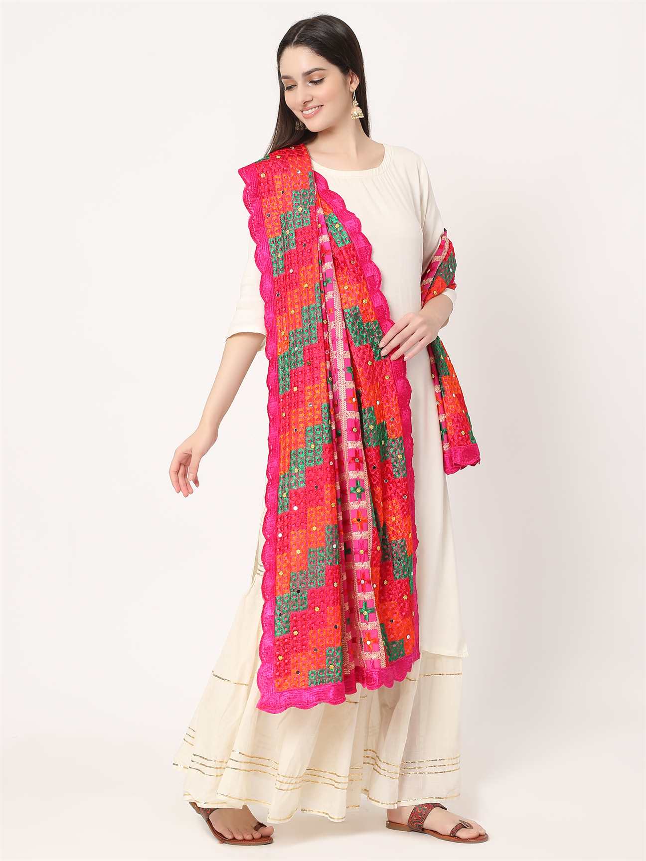 magenta-embroidery-multicolour-phulkari-dupatta-with-beads-MCRCPD0140
