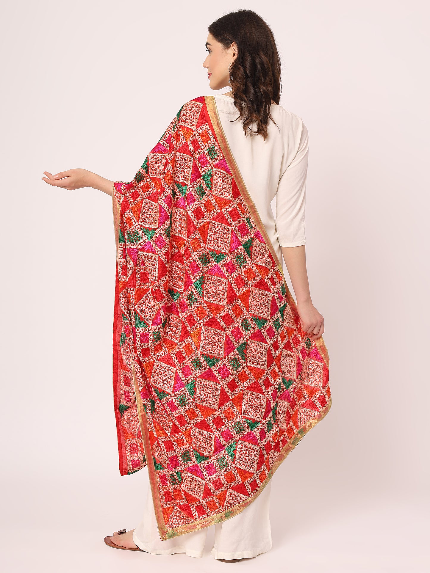 red-multicolour-embroidery-phulkari-dupatta-MCRCPD0153