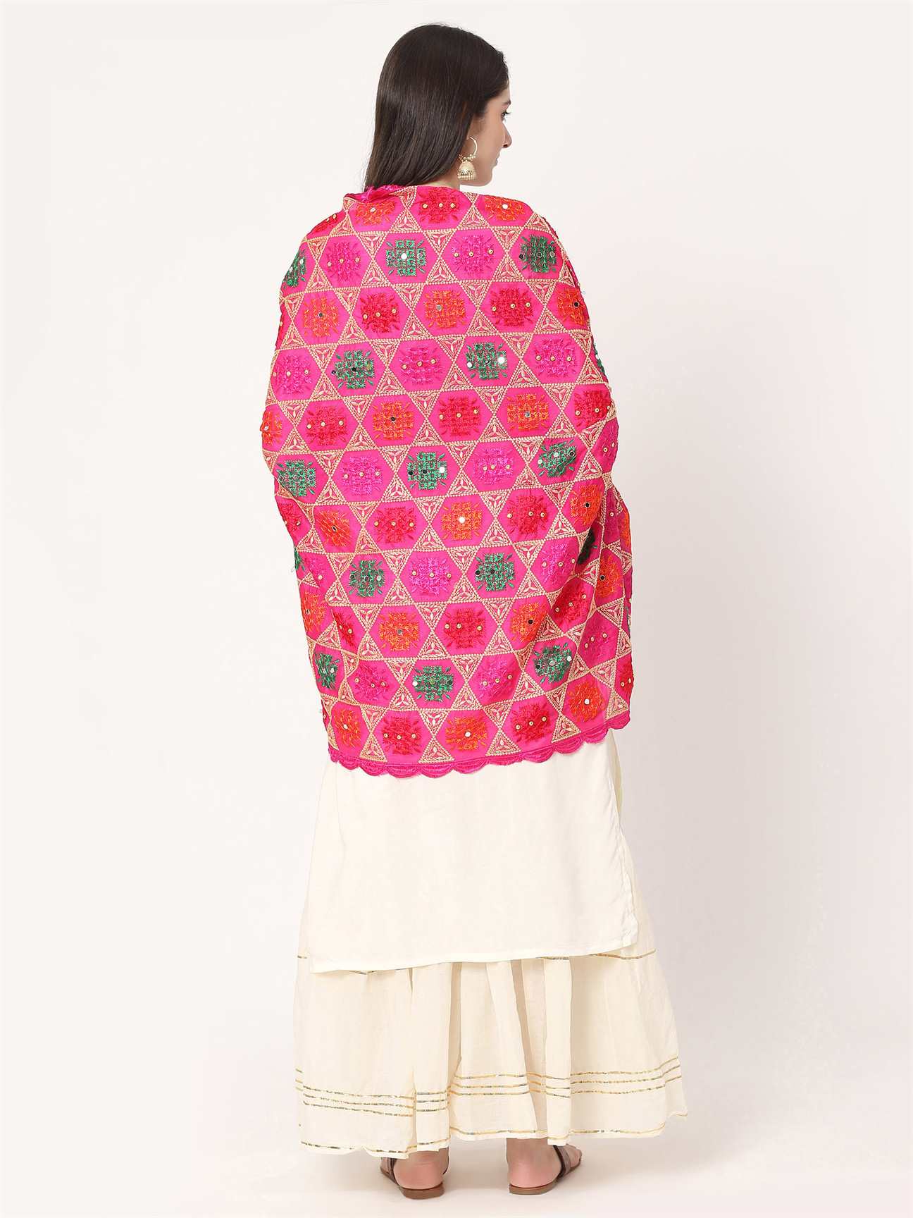 magenta-multicolour-phulkari-dupatta-with-mirror-MCRCPD0174