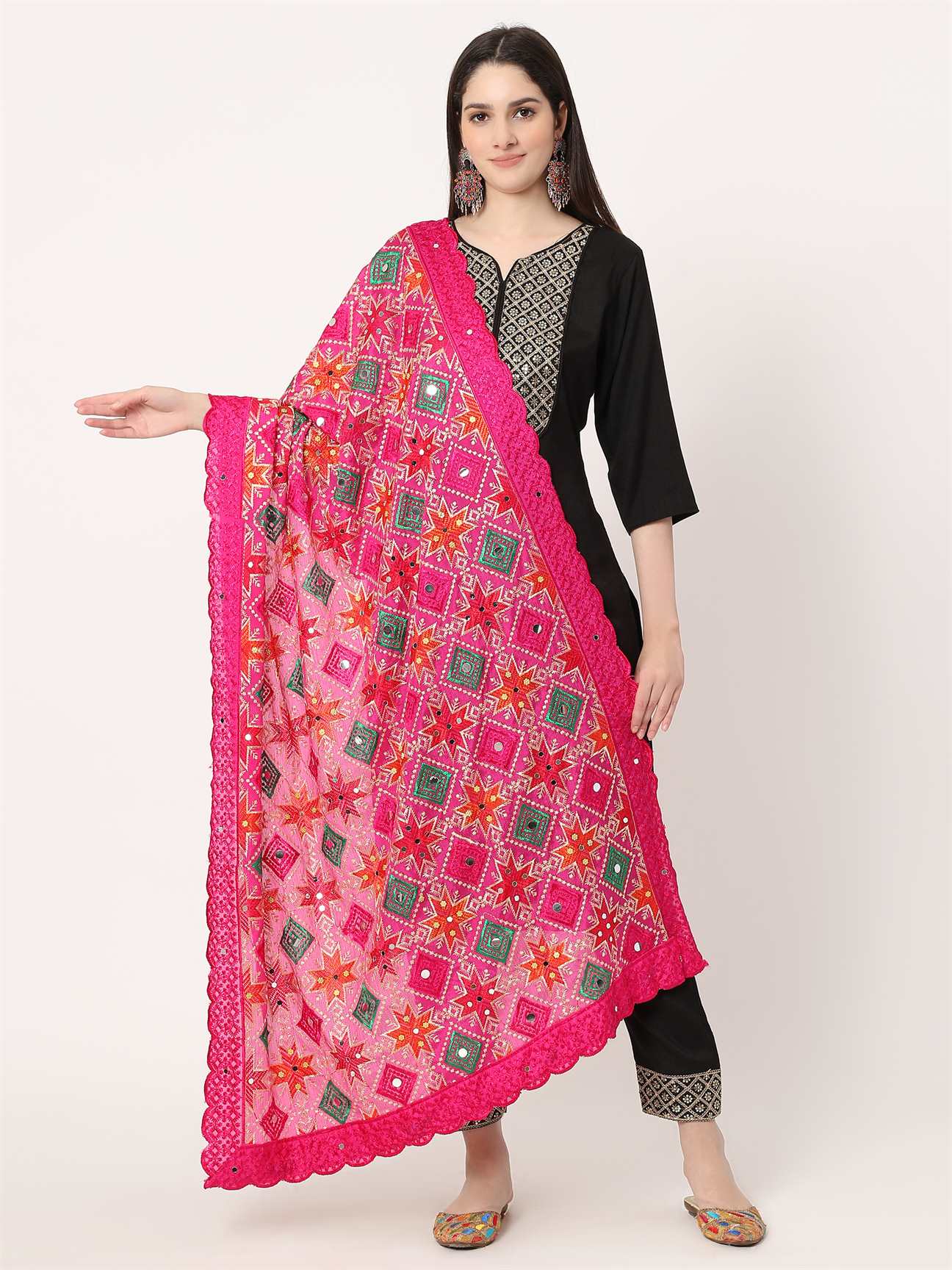 magenta-multicolour-embroidery-phulkari-dupatta-with-mirror-work-MCRCPD0178