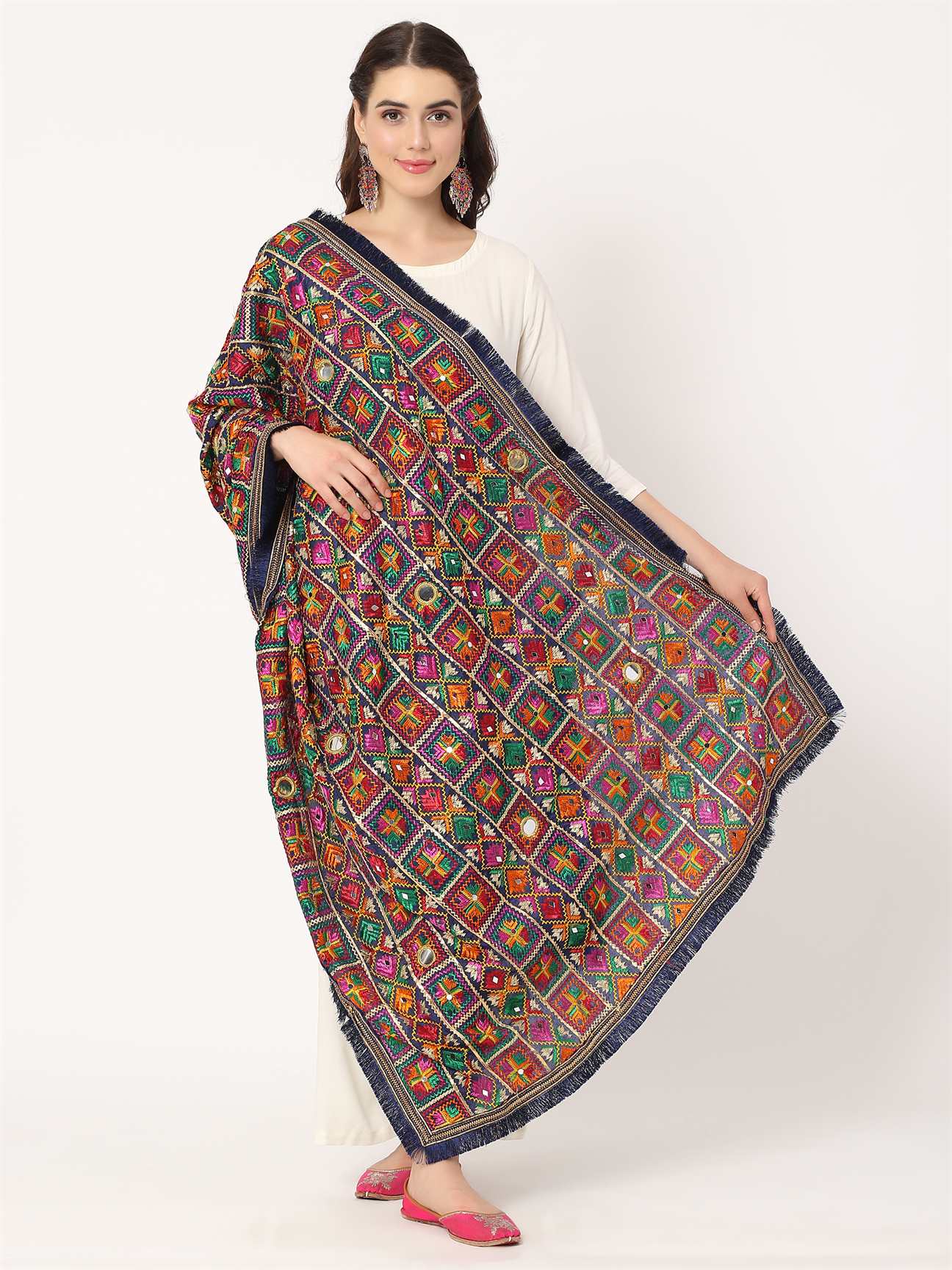 blue-mullticolour-embroidery-phulkari-dupatta-with-mirror-work-MCRCPD0195E