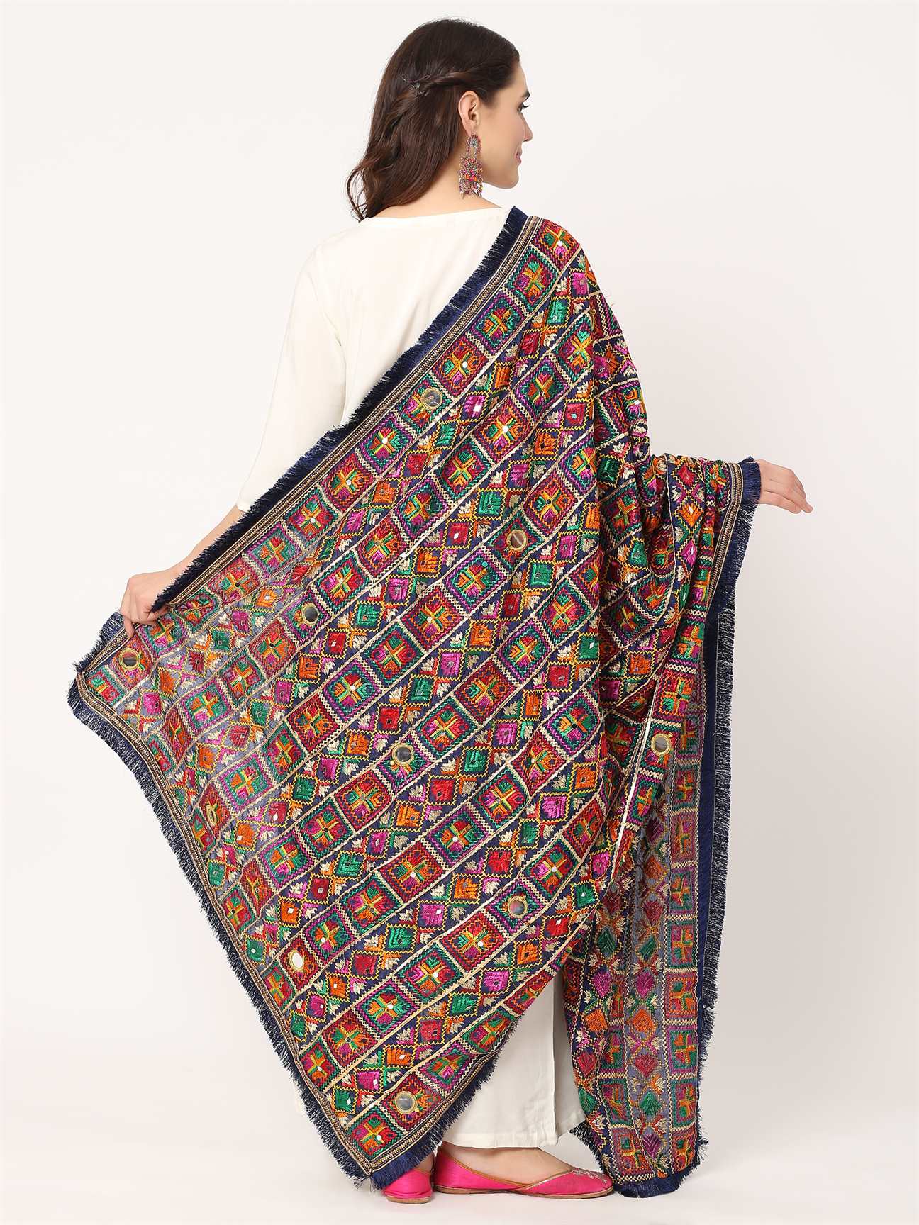 blue-mullticolour-embroidery-phulkari-dupatta-with-mirror-work-MCRCPD0195E