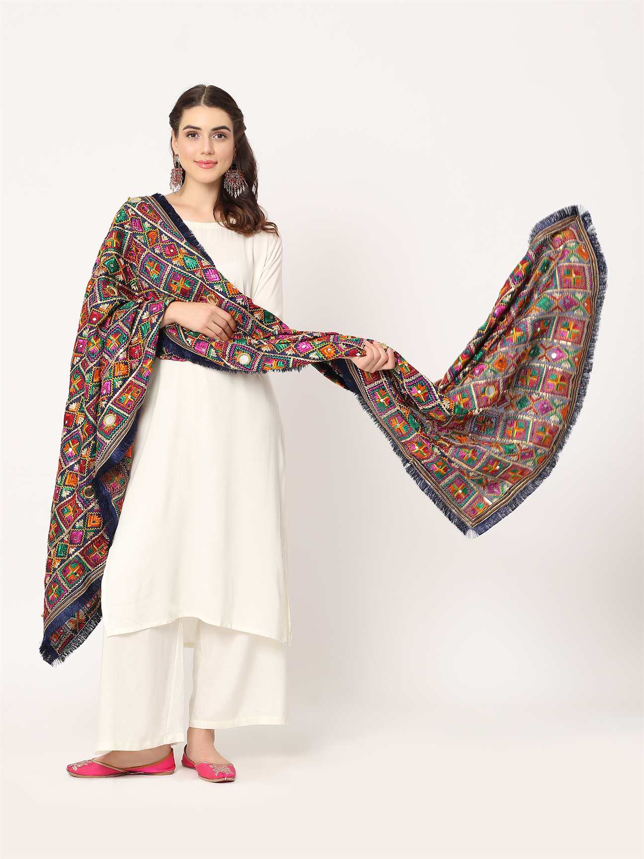 blue-mullticolour-embroidery-phulkari-dupatta-with-mirror-work-MCRCPD0195E