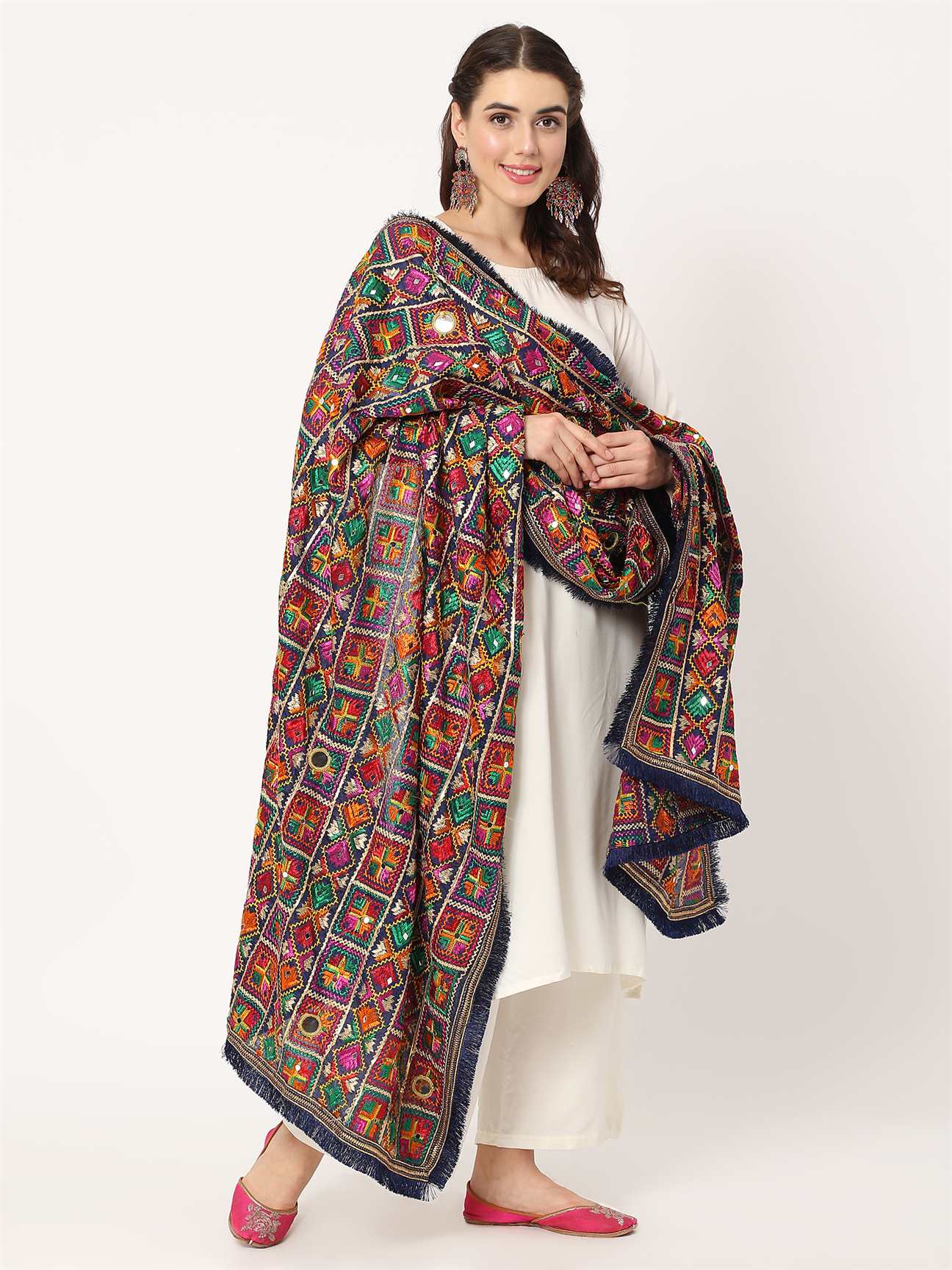 blue-mullticolour-embroidery-phulkari-dupatta-with-mirror-work-MCRCPD0195E