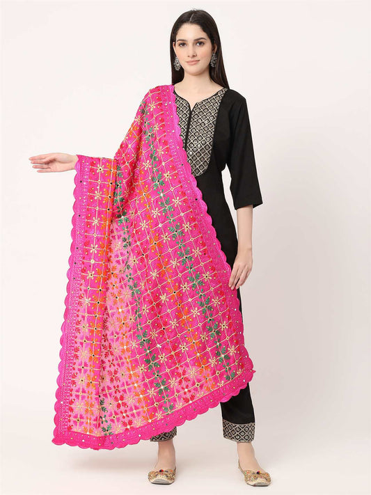 magenta-multicolour-floral-design-embroidery-phulkari-dupatta-with-mirror-MCRCPD0202