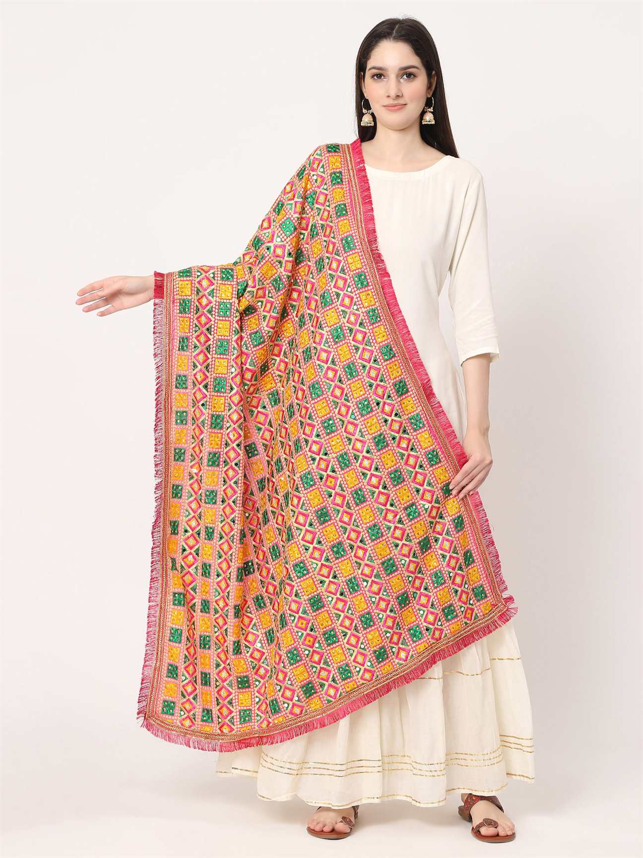 mullticolour-embroidery-phulkari-dupatta-with-mirror-and-pearls-MCRCPD0205